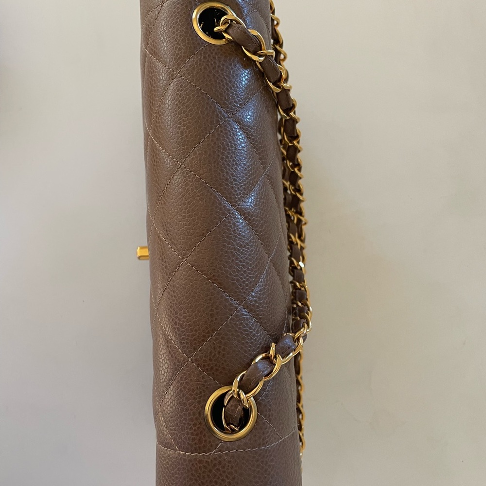SOLD Chanel Diana Bag Brown Caviar - Picture 8 of 17